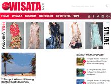 Tablet Screenshot of daerahwisata.com